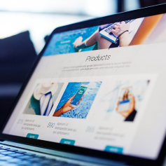 digital marketing homepage with growth strategy